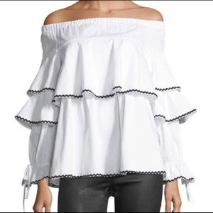 FEW MODA RUFFLES BLOUSE 💐